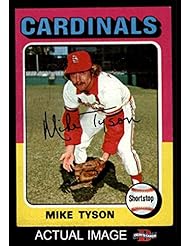 Trading Cards: 1975 Topps Mini # 231 Mike Tyson St. Louis Cardinals (Baseball Card) Deans Cards 6 - EX/MT - Topps Mini