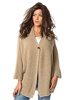 Bleu Marine Chaqueta Punto Marie (Taupe)