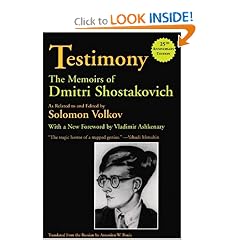 Testimony: The Memoirs of Dmitri Shostakovich
