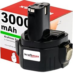 Akku f�r MAKITA Bohrschrauber 6317D - 12V / 3000mAh / Ni-MH - Profiqualit�t mit frischen Panasonic-Zellen