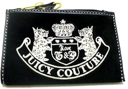 Juicy Couture Black Heritage Crest Key Chain Purse