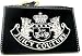 Juicy Couture Black Heritage Crest Key Chain Purse