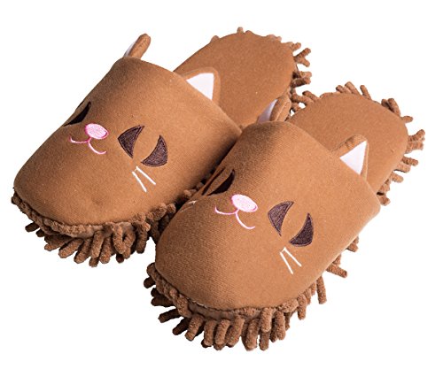 HomeTop Plush Fluffy Cute Animal Microfiber Mop Cleaning