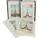 Eiffel Tower Paris Cavallini Boxed Cards and Envelopes