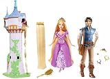 Rapunzel 3' Castle Tower Playset From Disney's Tangled + Rapunzel Doll & Flynn Rider DollIMAGE