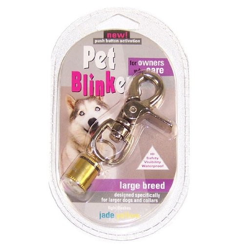 LARGE - JADE & YELLOW - Pet Blinkers Safety Charm