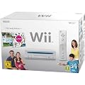 Pack Wii Family Edition : console Wii + Wii Sports + Wii Party + Volant Wii Wheel + Mario Kart (inclus Volant Wii Wheel)