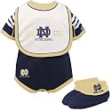 adidas Notre Dame Fighting Irish Navy Blue Infant 3 Piece Creeper Set