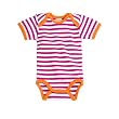 giggle Better Basics Stripe Lap Shoulder Baby Body