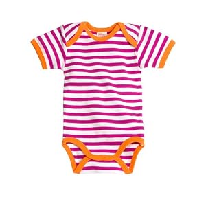 giggle Better Basics Stripe Lap Shoulder Baby Body
