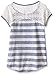 Beautees Girls' High Low Shirt with Necklace