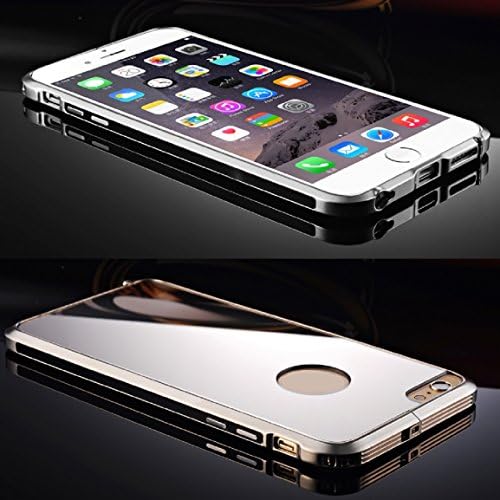 Vovotrade(TM)Ultra-thin Aluminum Metal Mirror Cover Case for iPhone 6 Plus 5.5inch (Black)