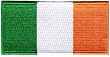 Republic of Ireland Flag Embroidered Patch Irish Iron-On National Emblem