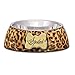 Loving Pets Spoiled Leopard Milano Bowl for Dogs and Cats, Small