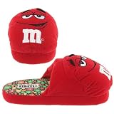 M and M Red Slippers for Girls
