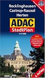 ADAC Stadtplan Recklinghausen 1 : 21 000: Mit Castrop-Rauxel und Herten. Mit Citypl�nen. Mit Durchfahrtsplan. Mit Postleitzahlen. Mit gro�er Umgebungskarte