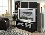 Plasma TV Stand - Latitude Center Console and Back Panel - Encore Home Entertainment