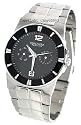 Kenneth Cole Reaction Men's Black Dial Silver-Tone Watch #KC3694