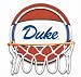Duke University Blue Devils Neon Basketball Hoop Light