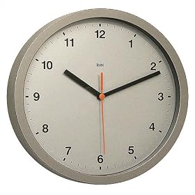 Bai Design BAI.836.HE Satin Modern Wall Clock Helio Gunmetal
