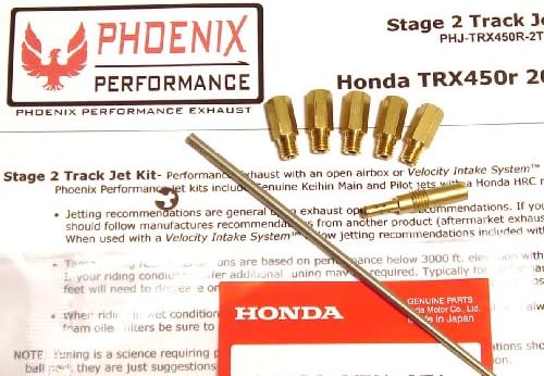 Malone Motorsports PHJ-TRX450R-2T Phoenix Stage 2 & 3 Track Jet Kit Honda TRX450r