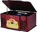 Emerson NR130 Heritage Series Home Stereo System with AM/FM Receiver, CD-R/RW Player and Belt Drive Turntable (Mahogany)