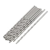 uxcell ツイストドリルビット　ストレートシャンク　2.3mmx58mm 　10個