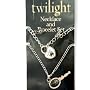 Twilight Edward Cullen Crest Heart and Key Necklace and Bracelet