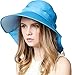 Bienvenu Ladies Sun Visor Wide Large Brim Swimming Beach Sun Hat