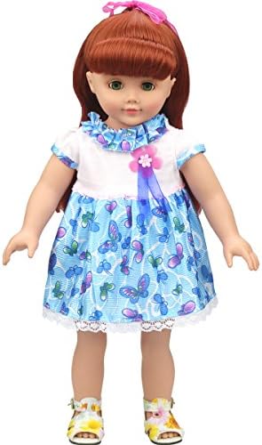 Glitterstar Handmade Doll Clothes Cute Butterfly Doll Clothes&amp;colthing&amp;dress for 18"American Girl dolls