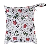 【ノーブランド品】おむつポーチ 赤ちゃん用 布おむつ袋 再利用可能 防水 抗菌・消臭 バッグ