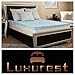 Memory Foam Mattress Topper | Gel Infused | 4 Inch | This #1 Best Selling Pad Cradles Your Body Reducing Stress on Pressure Points Joints and Muscles. Made in the USA. Sold Exclusively By LuxurestLLC.