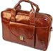 Toscana Ladies Brown Italian Leather Briefcase Laptop handbag
