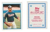 1985 Topps Glossy All Star Send In Baseball Card Reggie Jackson