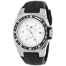 Tommy Hilfiger Men's 1790485 Black Rubber Strap Watch