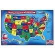 Melissa & Doug USA Map Floor (51 pc)