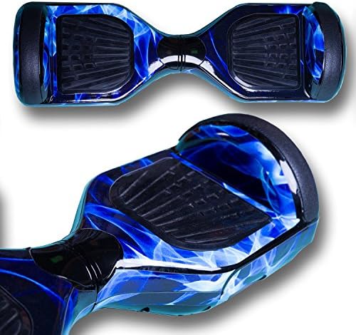Blue Flame Hover Cover Protective Vinyl Skin Decal for scooter mini hover 2 wheel x1 razor wrap cover sticker