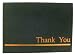 Forest Green Gold Foil Thank You Cards