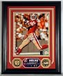 Jerry Rice Autographed "49ers" Photomint with Gold Coins - Plaque - San Francisco 49ers NFL Football