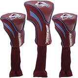 NHL Colorado Avalanche 3-Pack Contour Fit Headcovers - Burgandy