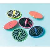 Laser Spin Top Party Bag Fillers, pack of 12