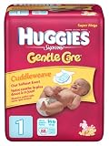 Huggies Supreme Gentle Care, Size 1, Super Mega, 88-Count (Pack of 2)
