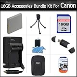 Ultimate Accessory Kit For Canon Powershot SX230HS, SX-230HS, SX210 IS SD70 ....
