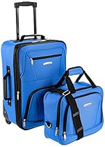 Rockland Luggage 2 Piece Set, Blue, One Size
