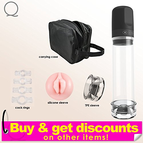 Q Sensation Penis Erectile Dysfunction Pump Penis Vacuum Pump Enlarger Extender Enhancer