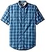 G.H. Bass & Co. Men's Short Sleeve Fancy Explorer Large Plaid Shirt