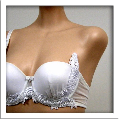 Venus White Convertible Demi Bra #0059