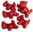 Gimbal's Fine Candies Sugar Free Red Licorice Scottie Dogs, 10-Pound Case