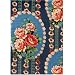 April Cornell Navy Victorian Portrait Waffleweave Teatowel