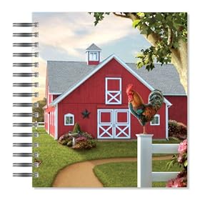 ECOeverywhere Morning Song Picture Photo Album, 18 Pages, Holds 72 Photos, 7.75 x 8.75 Inches, Multicolored (PA12425)